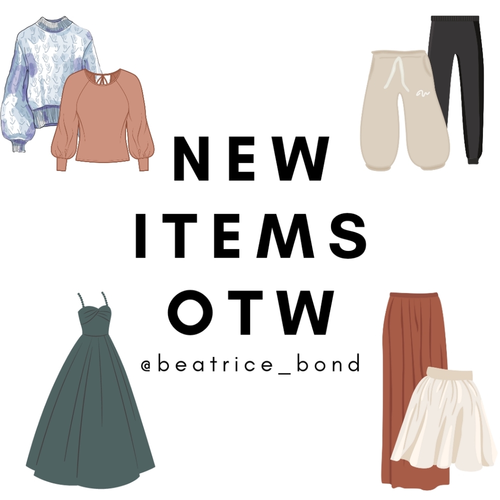 **NEW ITEMS OTW**